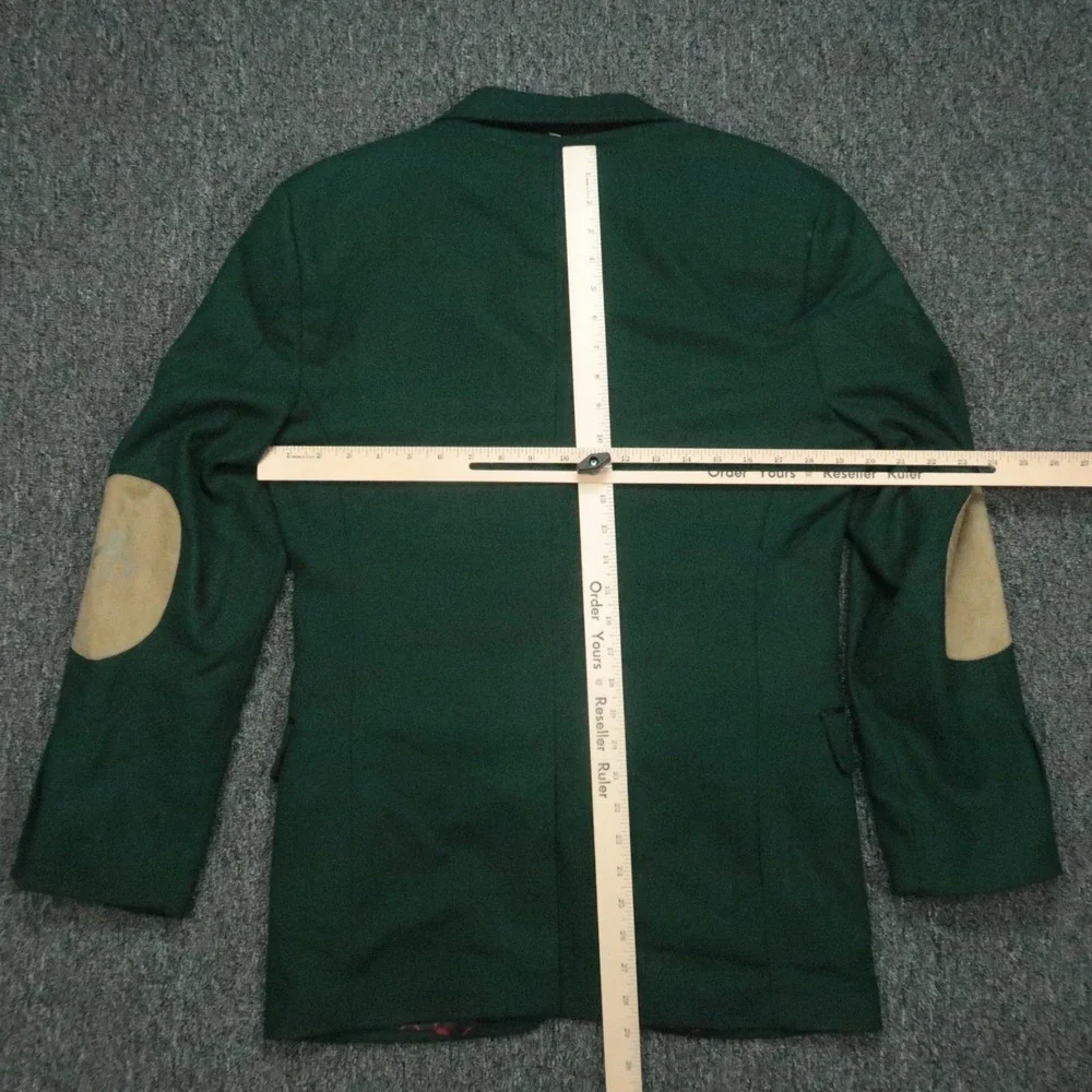 Star Wars Jacket Mens Small Green Boba Fett Blazer Wool Blend Lined NWT‎